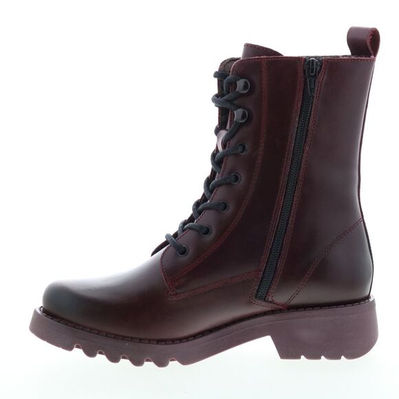 Fly London Womens Reid Burgundy Boots (NWT) - Picture 3 of 4